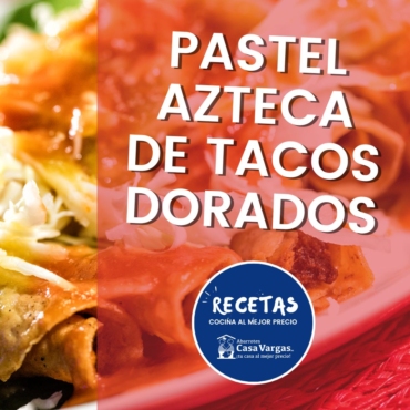 Pastel Azteca de Tacos Dorados